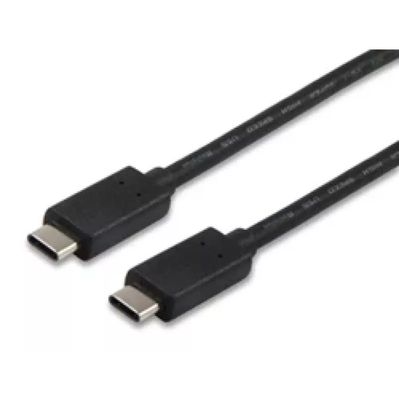Equip USB 2.0 Type C kábel, 1m, 1 m, USB C, USB C, USB 2.0, samec/samec, čierny