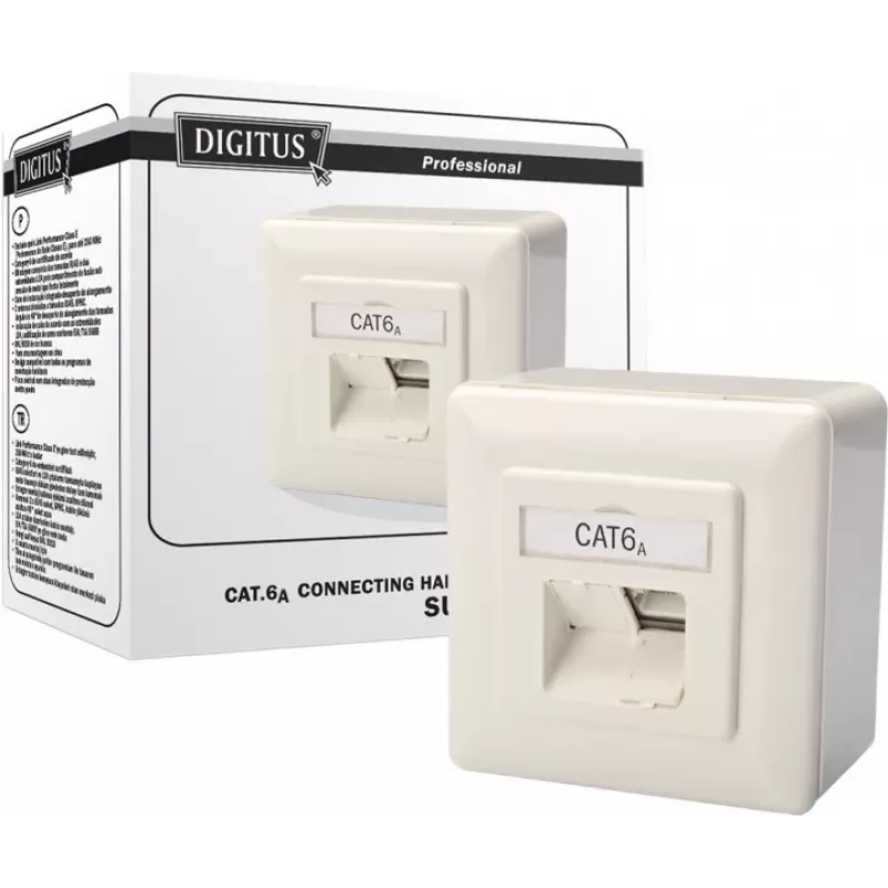 Sieťová zásuvka Digitus CAT 6A trieda EA DN-9007-S-1