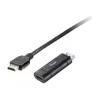Equip DisplayPort na HDMI adaptér, 0,2 m, DisplayPort, HDMI, konektor samec, konektor samica, 1920 x 1080 pixelov