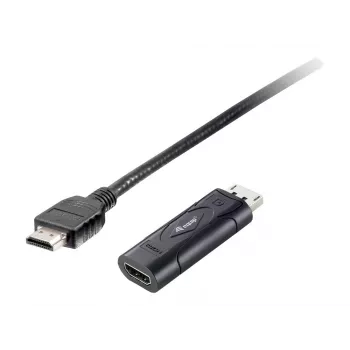 Equip DisplayPort na HDMI adaptér, 0,2 m, DisplayPort, HDMI, konektor samec, konektor samica, 1920 x 1080 pixelov