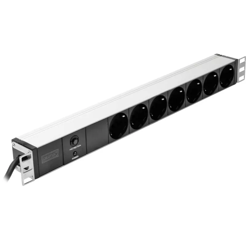 Predlžovacia zásuvka Digitus DN-95403 s ochranou proti preťaženiu