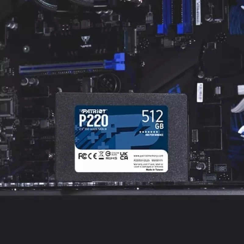 Patriot Memory P220 SSD disk 512 GB, 2,5″, SATA III (P220S512G25)
