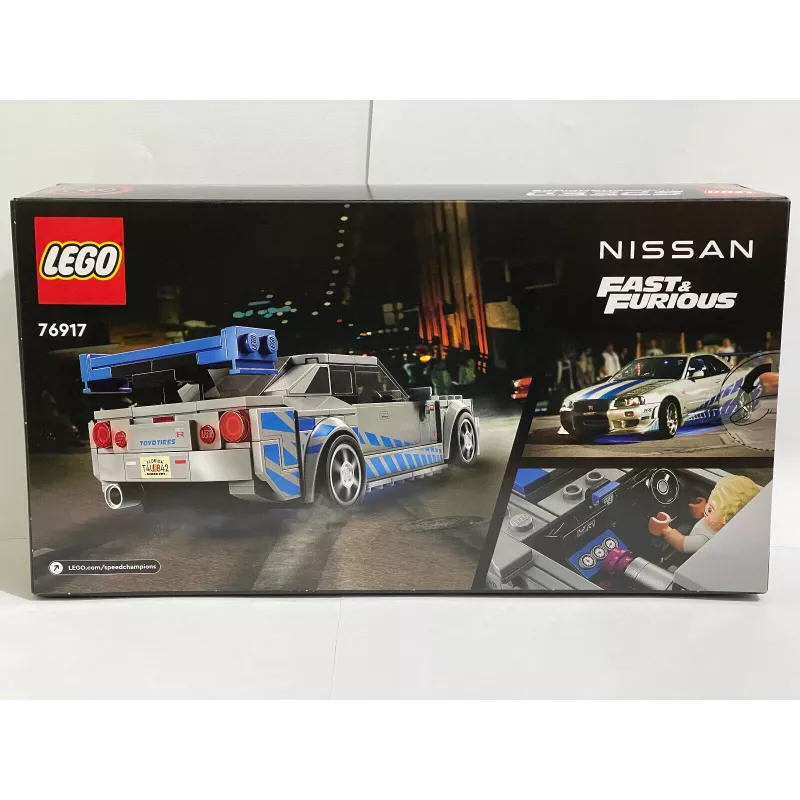 LEGO 76917 Speed Champions 2 Fast 2 Furious Nissan Skyline GT-R (R34) hračkárske auto