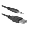 DEFENDER SPK-240 káblové stolové reproduktory, 2.0, 6 W RMS, USB napájanie, 3,5 mm, čierne