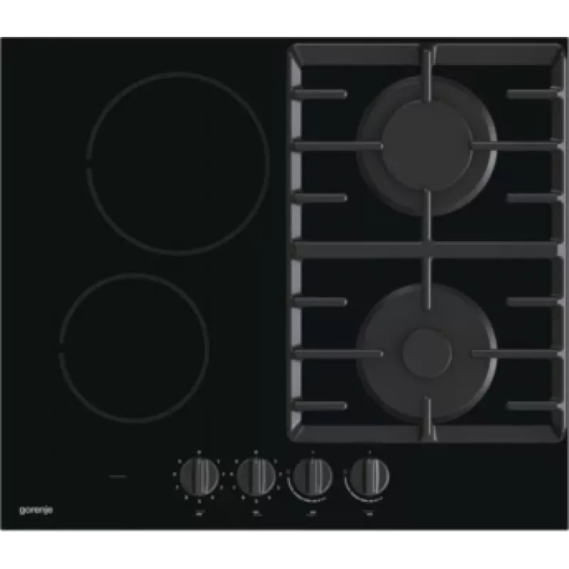 Gorenje GCE691BSC čierna vstavaná 60 cm kombinovaná 4 varné zóny