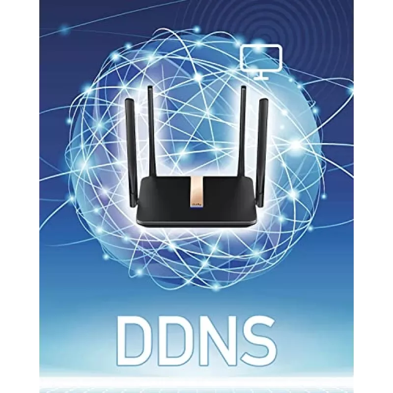 Cudy LT500D bezdrôtový router Fast Ethernet Dual-Band (2,4 GHz / 5 GHz) 4G čierny