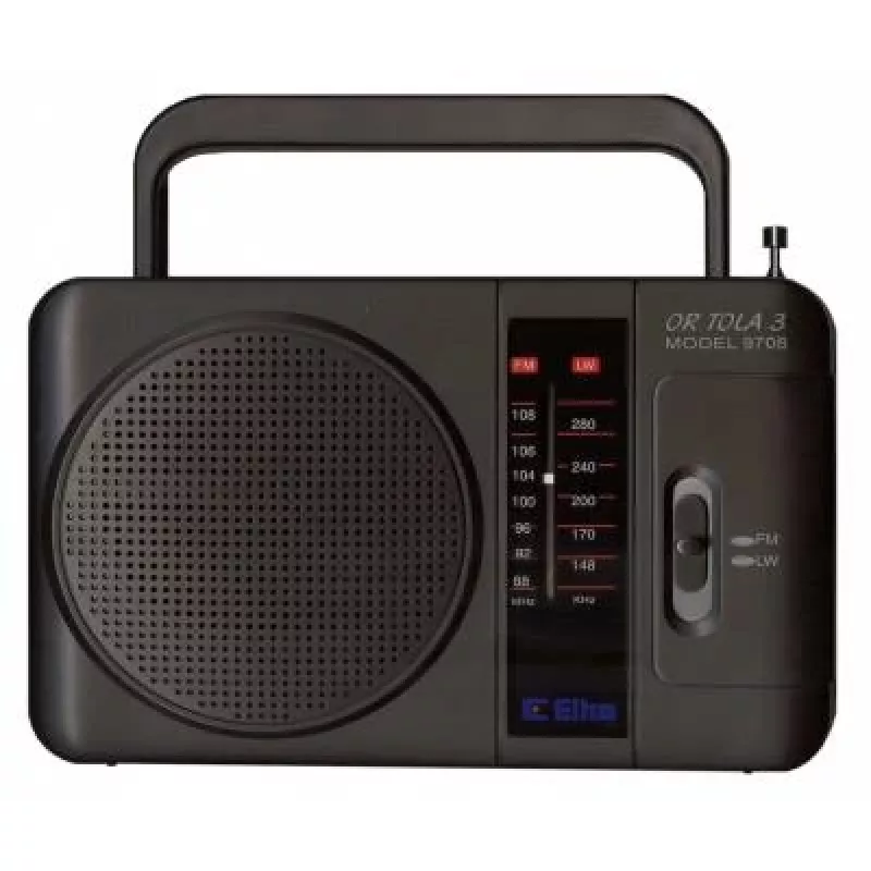 Eltra Tola 3 prenosné rádio, FM/LW, čierne