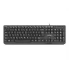 NATEC KLÁVESNICA TROUT SLIM USB, US-LAYOUT, ČIERNA