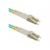 Qoltec - patch kábel - LC/UPC Multimode (M) na LC/UPC Multimode (M) - 1 m - optické vlákno - duplex - 50/125 mikrometrov - OM3 - bez halogénov