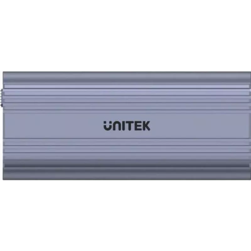 SSD puzdro Unitek SolidForce Reefer sivé – M.2 NVMe PCIe, USB‑C 10 Gbit/s, hliník, 1 disk