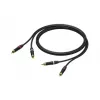 2x RCA/CINCH konektor samec-2x RCA/CINCH konektor samec ULTRAFK 1