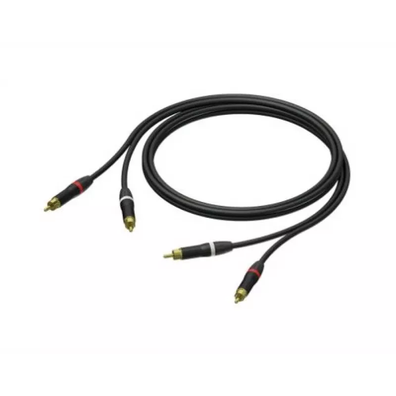 2x RCA/CINCH konektor samec-2x RCA/CINCH konektor samec ULTRAFK 1