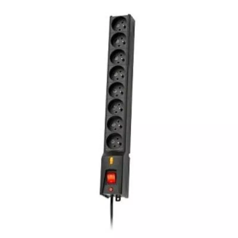 LESTAR 1966004062 predlžovací kábel 5 m 230 V AC predlžovacia zásuvka interiér čierna