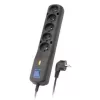 Lestar 5w LV-530W, PDU, 3m, čierna LV-530W G-a K. Cz 3,0m