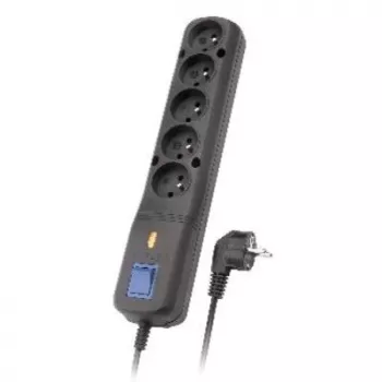 Lestar 5+ Lf-530wa, prepäťová ochrana, 1,5 m, čierna Lf-530wa 5+ 3l G-a K. Cz 1,5m