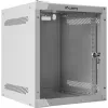Lanberg WF10-2306-10S nástenná rack skriňa 10" 6U, 336×280×310 mm, sklenené dvere, 20 kg, sivá (RAL 7035)
