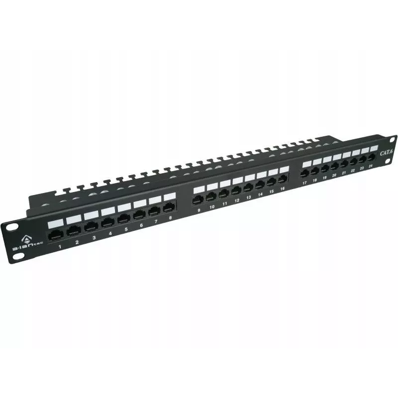 Patch panel Alantec PK001 24-port UTP Cat.6 1U 19