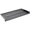 DIGITUS polica 1U pevná, hĺbka 250 mm, pre 19-palcové racky, nosnosť 15 kg