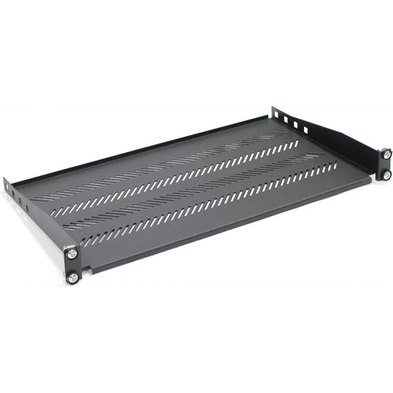 DIGITUS polica 1U pevná, hĺbka 250 mm, pre 19-palcové racky, nosnosť 15 kg