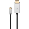 Goobay | adaptérový kábel USB-C na DisplayPort | 60176 | Type-C | DisplayPort | USB-C na DisplayPort | 2 m