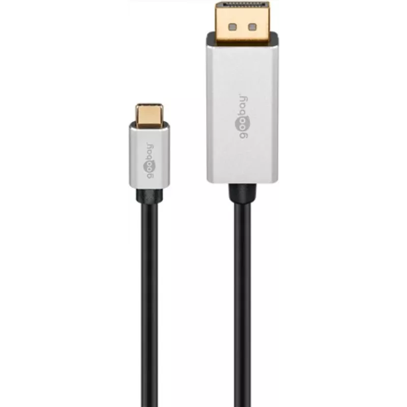 Goobay | adaptérový kábel USB-C na DisplayPort | 60176 | Type-C | DisplayPort | USB-C na DisplayPort | 2 m