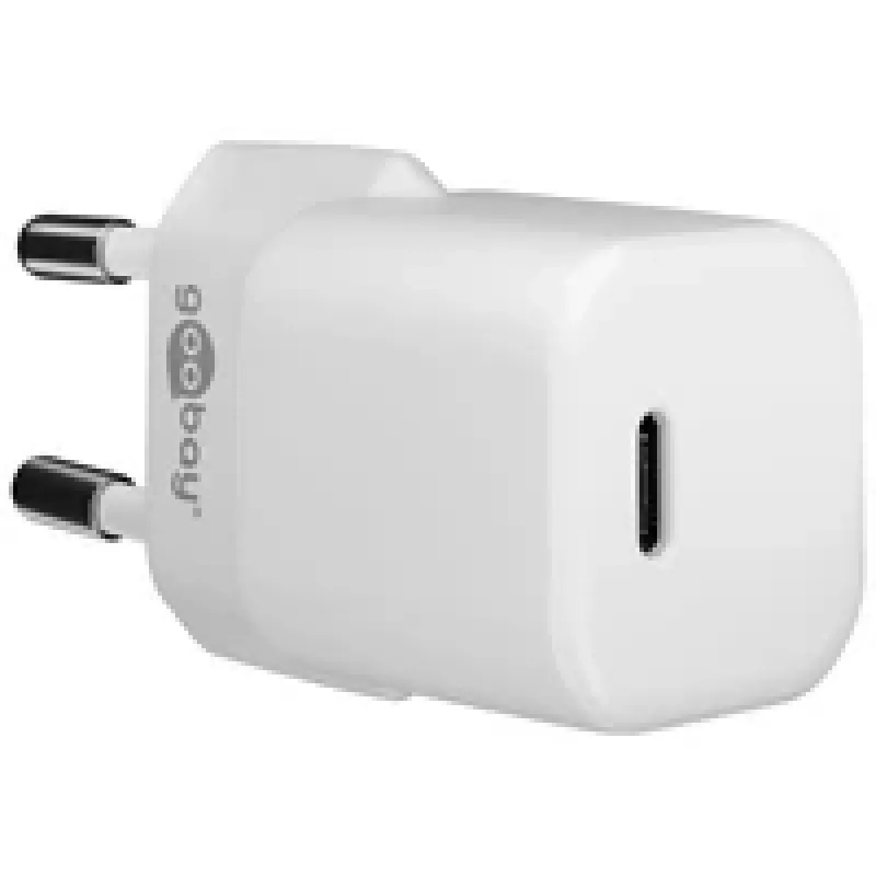 AC rýchlonabíjačka do interiéru GOOBAY 59716 — USB-C, 30 W, biela
