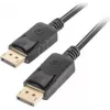 DisplayPort kábel LANBERG CA-DPDP-10CC-0005-BK 0,5 m, DisplayPort–DisplayPort, čierny