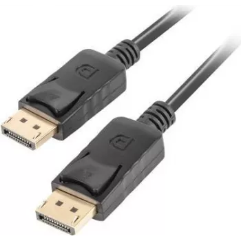 DisplayPort kábel LANBERG CA-DPDP-10CC-0005-BK 0,5 m, DisplayPort–DisplayPort, čierny