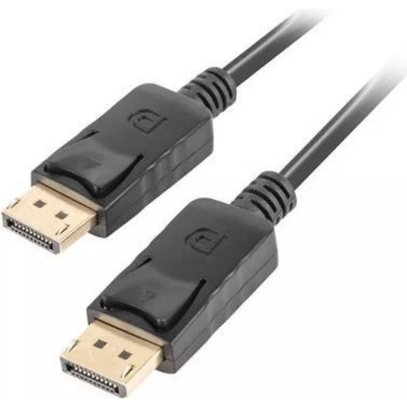 DisplayPort kábel LANBERG CA-DPDP-10CC-0005-BK 0,5 m, DisplayPort–DisplayPort, čierny