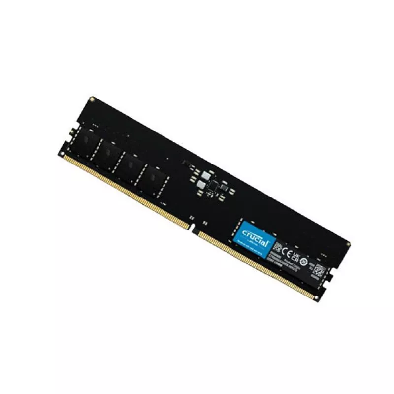 Crucial CT16G56C46U5 U-DIMM, 16GB, DDR5, 5600 Mhz, CL46, čierna