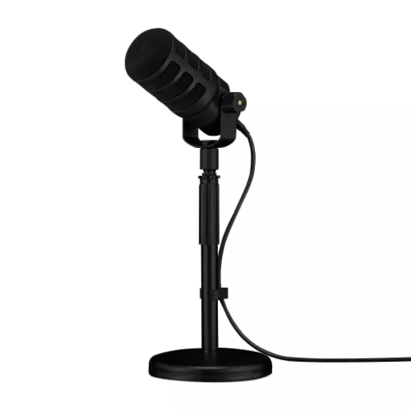 Štúdiový mikrofón RØDE PodMic USB — kardioidný XLR/USB, 24-bit/48 kHz, USB-C, výstup na slúchadlá, otočný regulátor hlasitosti, čierny