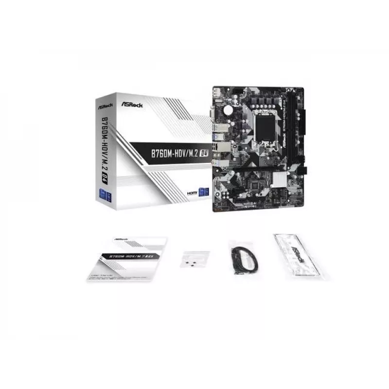 ASRock B760M-HDV/M.2 D4 DDR4 LGA 1700 Micro-ATX základná doska