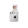 Instantná kamera Fujifilm Instax Mini 12 biela — výtlačky 86×54 mm, ohnisková vzdialenosť 60 mm, AA batéria