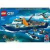 Stavebnica LEGO City Arktická expedičná loď 60368 — 815 dielov, 7+ rokov, obsahuje 4 minifigúrky