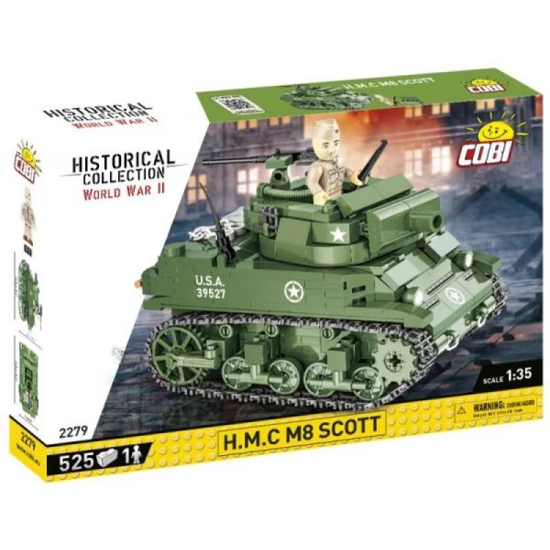 Stavebnica COBI H.M.C M8 Scott 525 dielov druhá svetová vojna