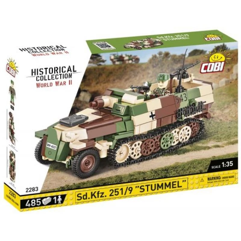 Sd.Kfz. 251/9 Stummel, stavebnica