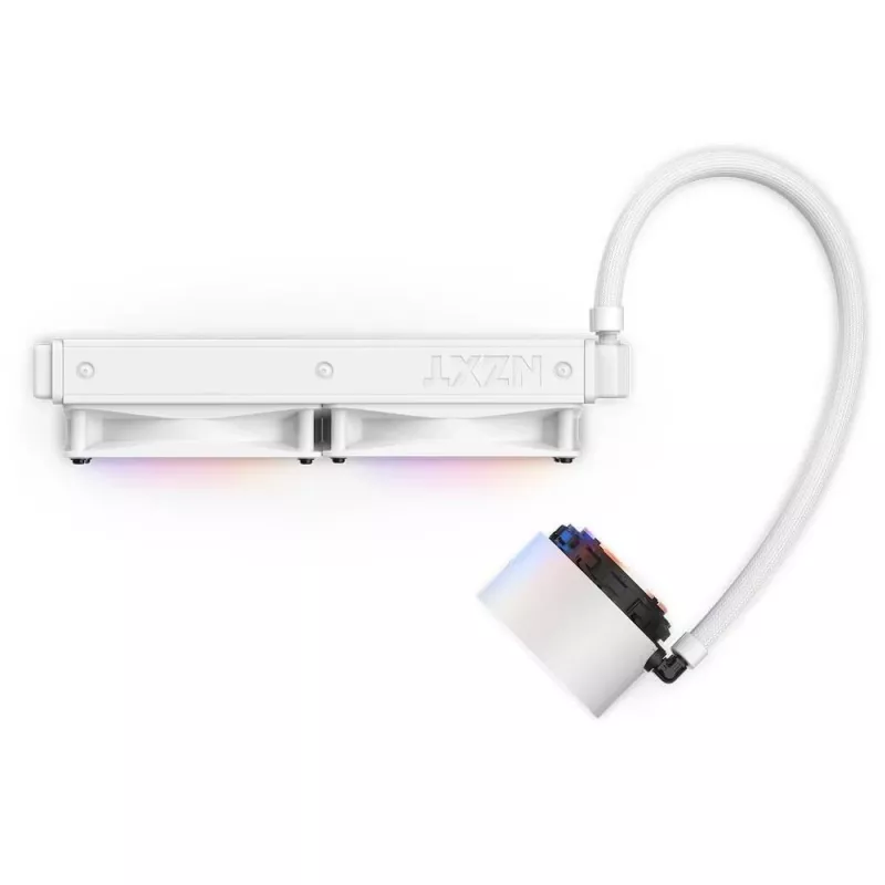 All-in-One kvapalinový chladič NZXT Kraken Elite 240 RGB 12 cm biely