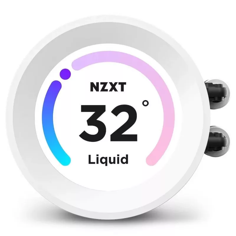 All-in-One kvapalinový chladič NZXT Kraken Elite 240 RGB 12 cm biely