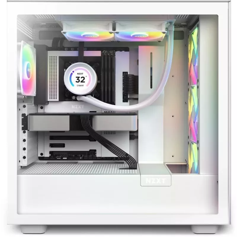 All-in-One kvapalinový chladič NZXT Kraken Elite 240 RGB 12 cm biely