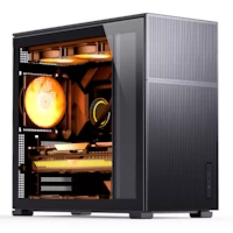 Jonsbo D41 Mesh Standard ATX PC skriňa – čierna, temperované sklo