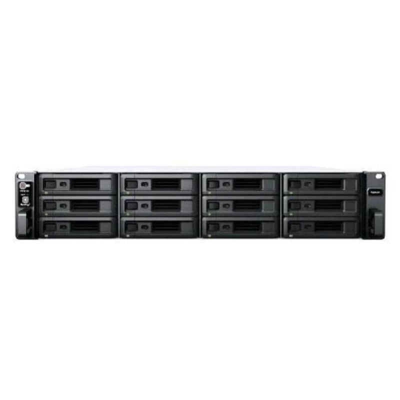 Synology RackStation RS2423+ NAS/Storage server Rack (2U) Ryzen Embedded V1780B 8 GB DDR4 0 TB DiskStation Manager čierna, sivá