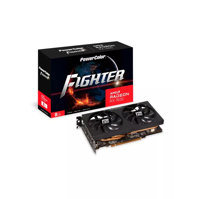 PowerColor Fighter Radeon RX 7600 8GB GDDR6 grafická karta