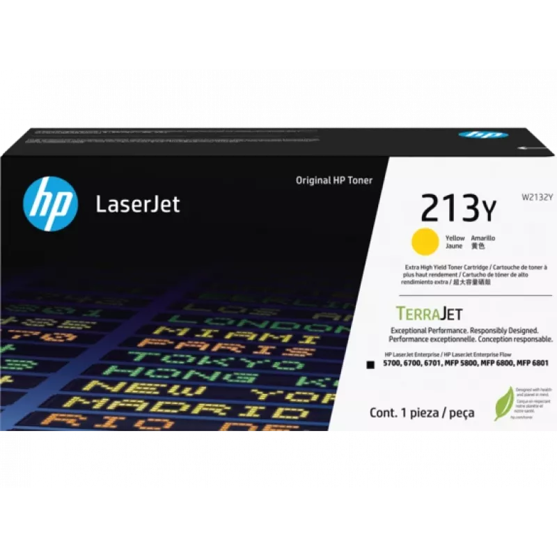 HP 213Y Extra High Yield žltá originálna LaserJet tonerová kazeta