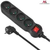 MCE182 elektrický predlžovací kábel pás predlžovacia zásuvka 4 zásuvky (5 M) - Maclean