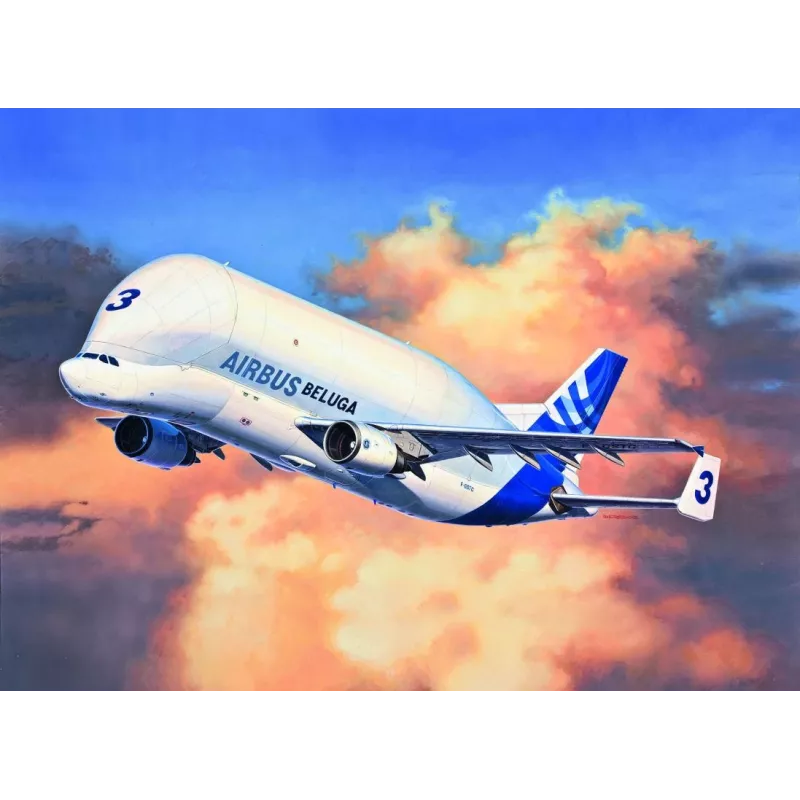 Revell 1/144 mierka Airbus A300-600 pc(s) Beluga stavebnica modelu