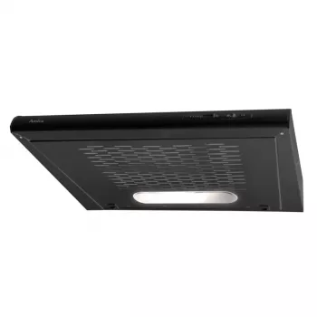 Vstavaný digestor AMICA OSC6212B, 600 mm, max. odťahový výkon 163 m³/h, hliníkový tukový filter, LED, 3 stupne