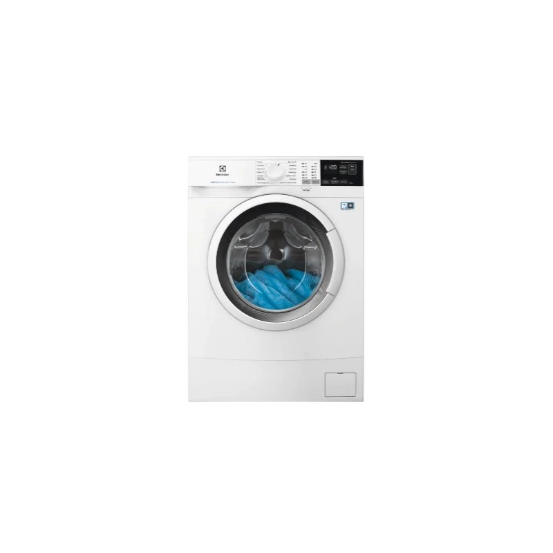 Práčka s predným plnením Electrolux EW6SN406WP — 6 kg, 1000 ot/min, 595x843x378 mm, biela