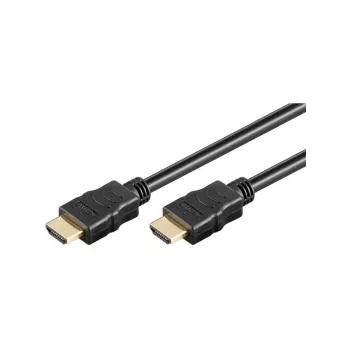Wentronic goobay Series 2.0 - Highspeed - HDMI kábel s Ethernet - HDMI samec na HDMI samec - 15 m - dvojitá izolácia - čierny - 4K Ultra HD s
