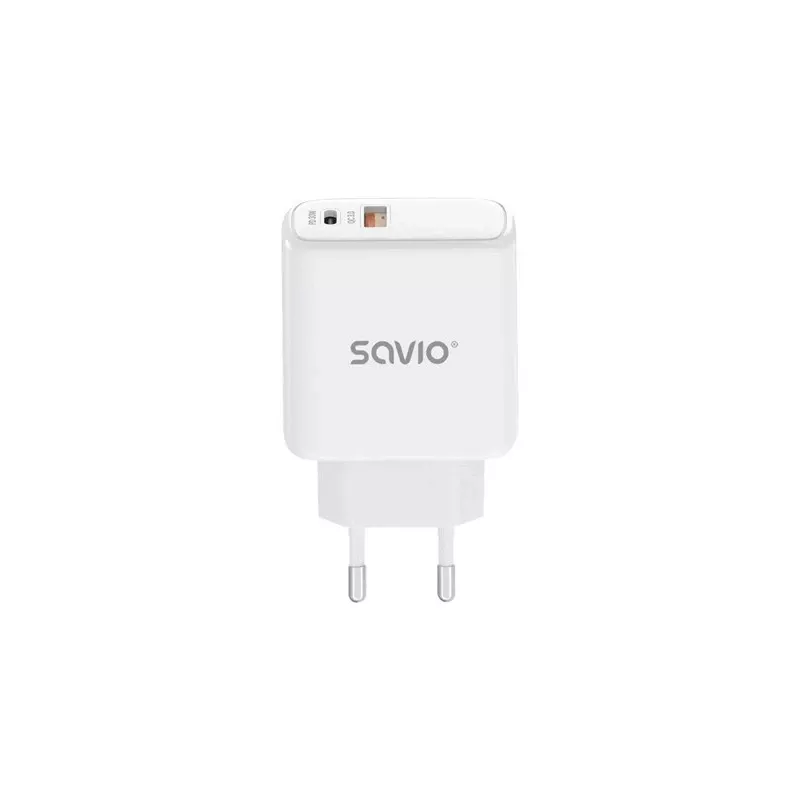 SAVIO LA-06 USB Type-A & Type-C Quick Charge Power Delivery 3.0 interiérová