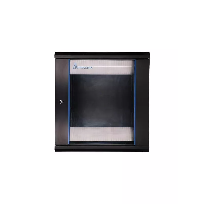 Nástenný rozvádzač Extralink Extralink Rackmount cabinet 12U 600x450 čierny